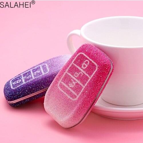 Car Key Case Cover For Toyota Prius Camry Corolla C-HR CHR RAV4 Prado 2018 For Car Accessories Keychain Key holder