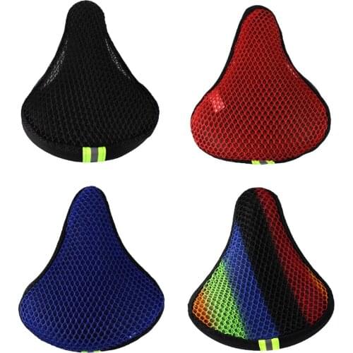 Bicycle Saddle Sun Protection Cover 3D Soft Durable Bike Seat Cushion Cover Breathable MTB Mountain Bike Seat Mat Cycling Cover