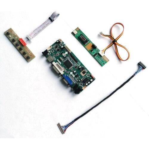 For HT13X12 HT13X13 HT13X14 13.3" 1024*768 VGA DVI LVDS 20-Pin 1CCFL Inverter LCD M.NT68676 display controller card DIY kit