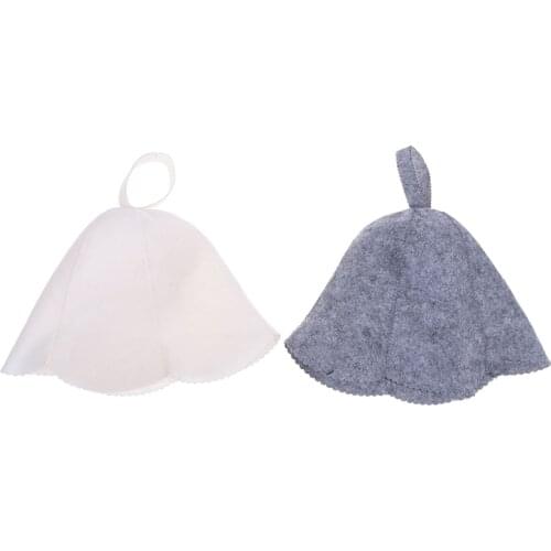 Felt Head Protection Bath Anti Heat Free Size Russian Style Shower Cap Sauna Hat Hot Sale
