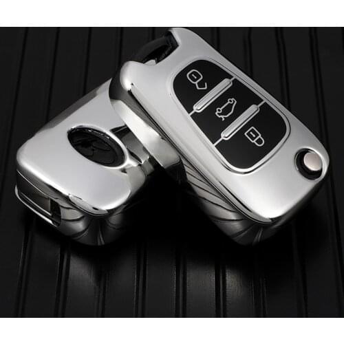 Hot Sale TPU Carbon Fiber Car Key Cover Case For Hyundai I20 I30 Ix35 Solaris Elantra Accent For Kia Ceed K2 K5 Sportage Shell