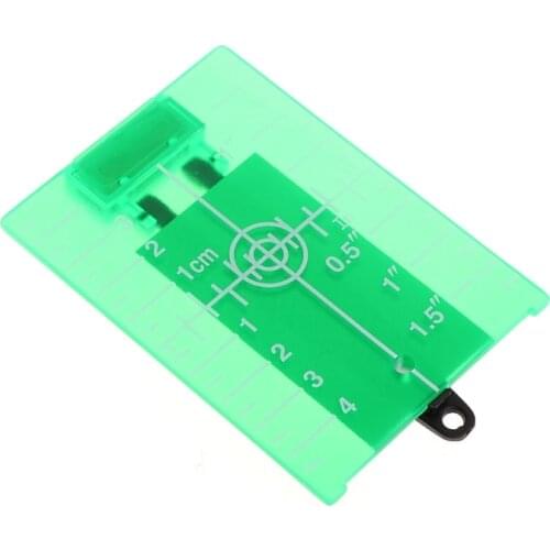 Magnetic Green Target Plate For Rotary Cross Line Laser Level Distance Measurer L15