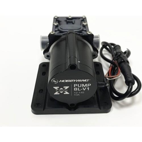 Hobbywing Combinatie Pomp 8L Borstelloterpomp 10A 14S V1 Sproeier Membraanpomp Voor Agrarische Drone Hobbywing Combinatie