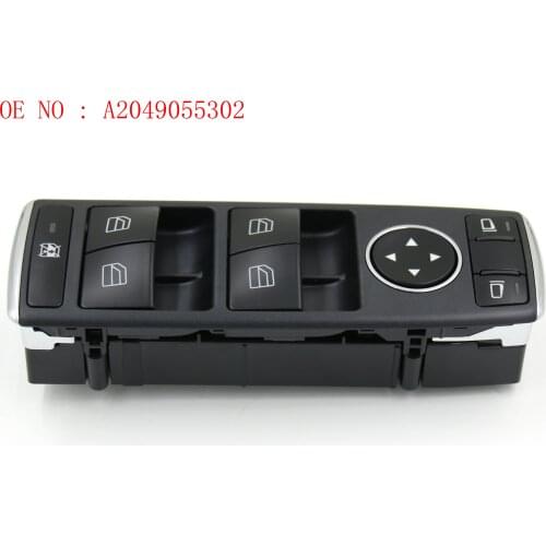 NEW A2049055402 A2049055302 1698206410 1698206510 Power Master Window Switch Button For Mercedes-Benz W204 W212 C207 A207 C E Cl