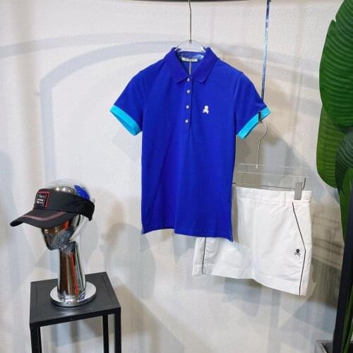 New 2021 ML Ladies Fashion Golf Clothing Sports Polo-Shirt Summer Womens Golf Short Sleeves 2305