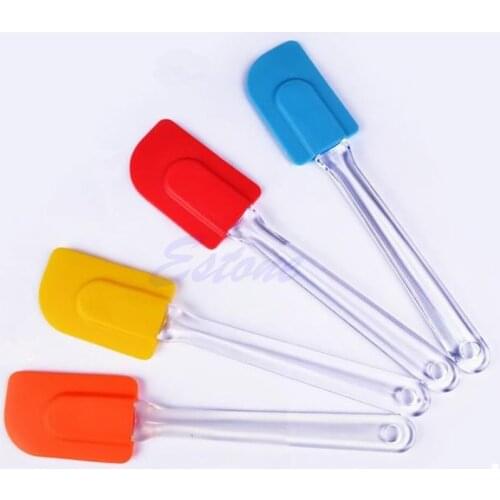 2021 New Silicone Cake Cream Butter Oil Bread Scraper Spatula Mixing Baking Tool New