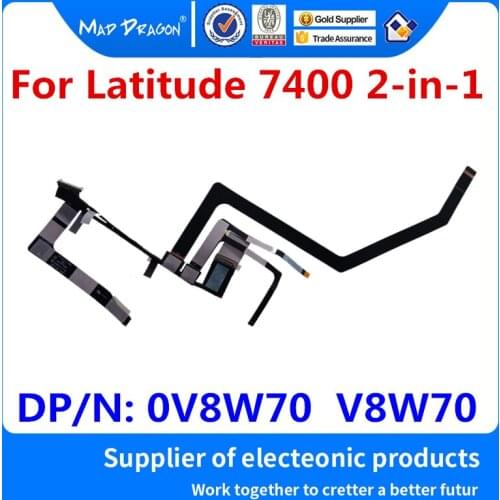 Laptop new EDP LVDS Lcd Cable for Dell Latitude 7400 2-in-1 E7400 EDB41 screen 20-pin screen cable DC02C00J300 0V8W70 V8W70