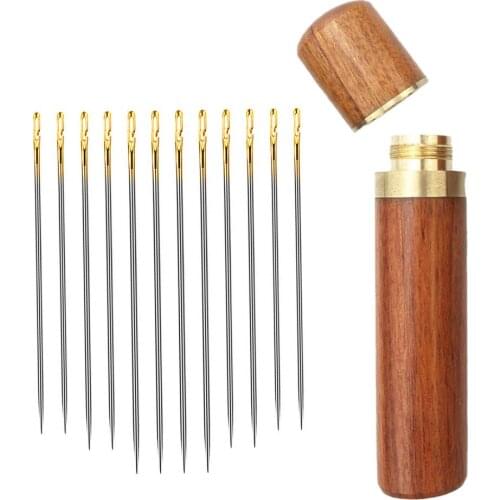 Wonderlife Elderly Needle-side Hole Blind Needle Hand Household Sewing Stainless Steel Sewing Needless Threading Apparel