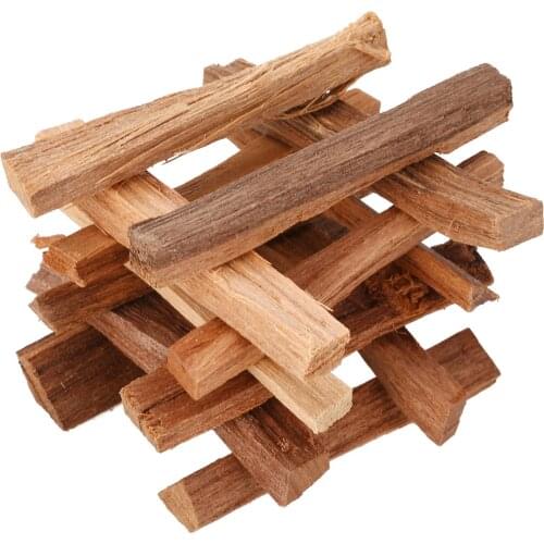 1 Bag 50g Sandalwood Fragrant Aromatherapy Wood Incense Sticks Irregular Resin Incense 7CM For Home Decoration