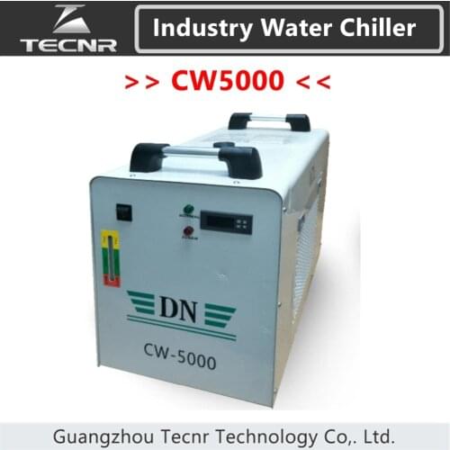 TECNR CW5000 Industry Water Coole Chiller for CO2 Laser Machine Cooling 80W 100W Laser Tube