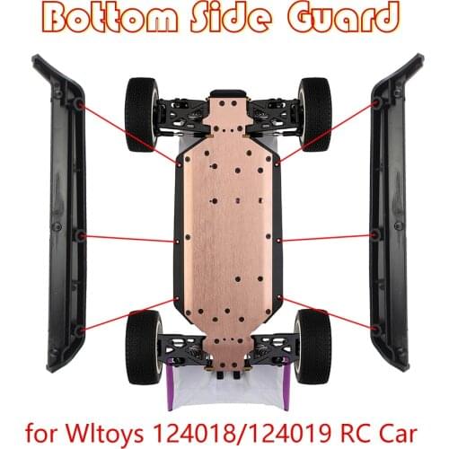 RC Car Bottom Edge Assembly for Wltoys 1:12 Scale 124018 124019 Remote Control Vehicle Replacement Parts