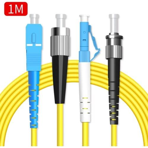 SFP fiber Patch Cord Jumper UPC Singlemode LC SC FC ST 9/125um Duplex 1 m ftth fiber patch cable