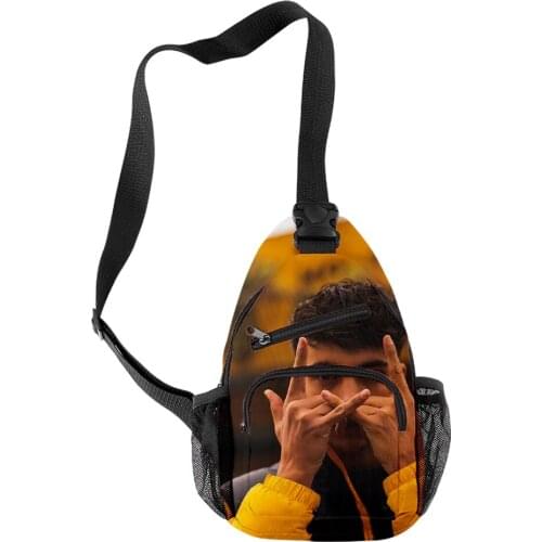 Inoxtag 3D Merch Shoulder Bag Crossbody Outdoor Sports One Shoulder Chest Daily Canvas Crossbody Bag