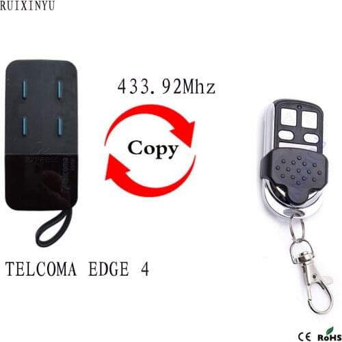 TELCOMA EDGE remote control 433,92MHz gate garage door TELCOMA 433mhz remote control