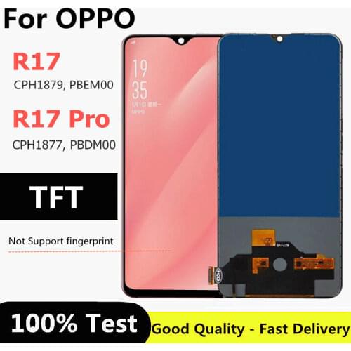 TFT 6.4" Display For OPPO R17 LCD DisplayTouch Screen Digitizer Assembly For Oppo r17 RX 17 R17 Pro LCD Screen