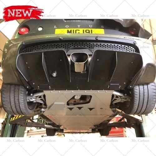 FOR LOTUS EXIGE CUP/410/TRACK VERSION ALUMINUM ALLOY REAR BUMPER UNDER DIFFSUER TRIM TUNING PART FOR EXIGE SPLITTER RACING