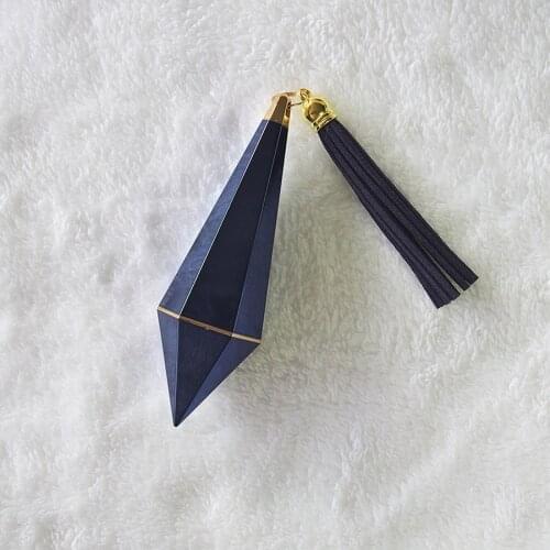 12.1 Mm Sapphire Blue Plastic Diamond DIY Lipstick Case Tube Container Tube 50pcs/lot Beauty Tools