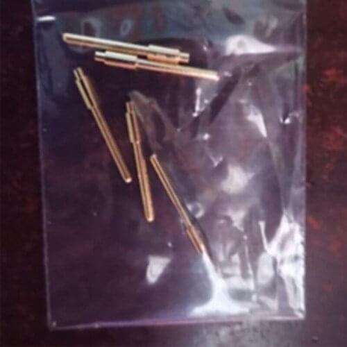 5pcs D1.5mm*18.5mm*2.3mm*1.5mm module power pin cylindrical head straight needle gold-plating