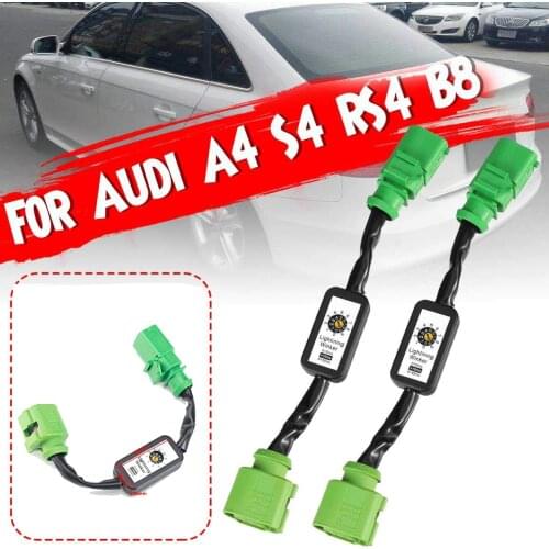 Car Tail Light Dynamic Turn Signal Indicator LED Taillight Add-on Module Cable Wire Harnes For Audi A4 S4 RS4 B8 2013 2014 2015