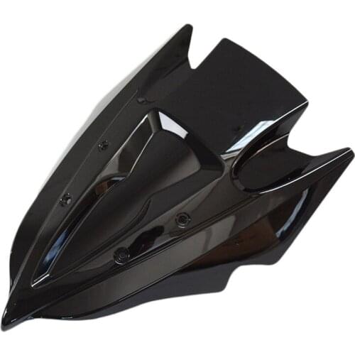 Black Motorcycle Windshield WindScreen Double Bubble Fairing For Kawasaki Z250 2013 2016 2015 2013 Z 250 13 14 15 16