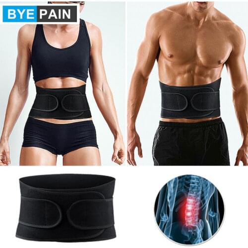 1Pcs BYEPAIN Breathable Lumbar Support Belt for Men Women, Helps Lower Back Pain Relief with Slipped Discs or Degenerative Disc