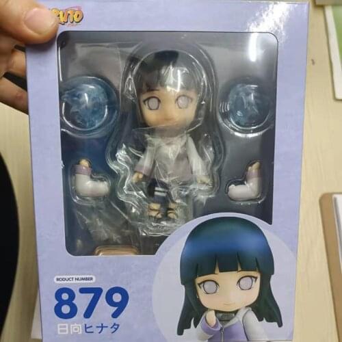 Anime Naruto Figure Hinata Hyuuga GSC 879# Clay Doll Q Version Model Toys For Children Collectible Birthday Gift Box Packing Toy