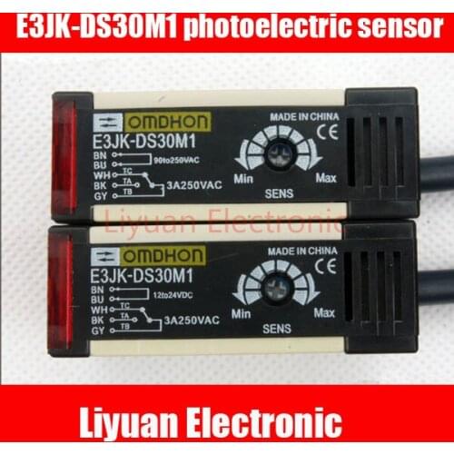 E3JK-DS30M1 photoelectric sensor / 12-24VDC 90-250VAC diffuse photoelectric switch
