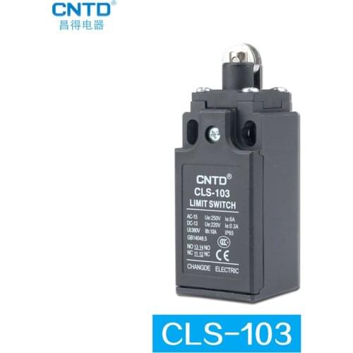 CNTD CLS Series Travel Limit Switch Water Resistant Oil Belt Pulley Momentary 1NO1NC 10A 250V Ip65 CLS-103 TZ-9212