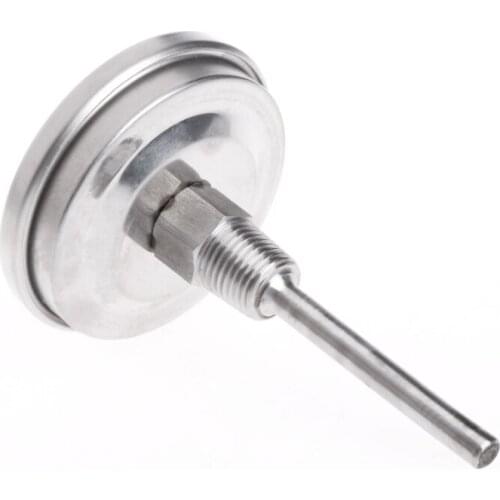 1/4 PT Thread Stainless Steel Thermometer Moonshine Kitchen Food Cooking Gauge