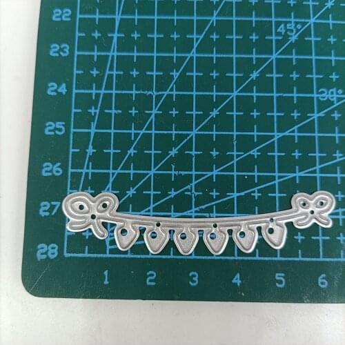 Metal Cutting Dies Bow Pendant Frame DIY Stencils Scrapbooking Photo Album Embossing Paper Card Making Decor 2021 Punch