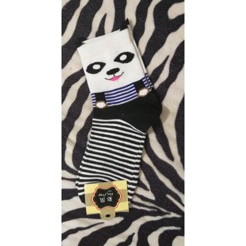 Princess sweet lolita socks Autumn and winter female socks cartoon bear sock cute 3D animal family cotton soft amo soks KCW026