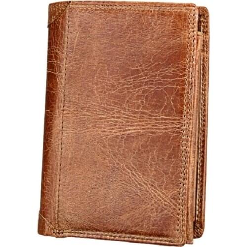 Fashion Short Men Wallet Genuine Leather Wallet Male Card Holder Multifunctional Driver License HolderCowhide Purse Coin Pocket