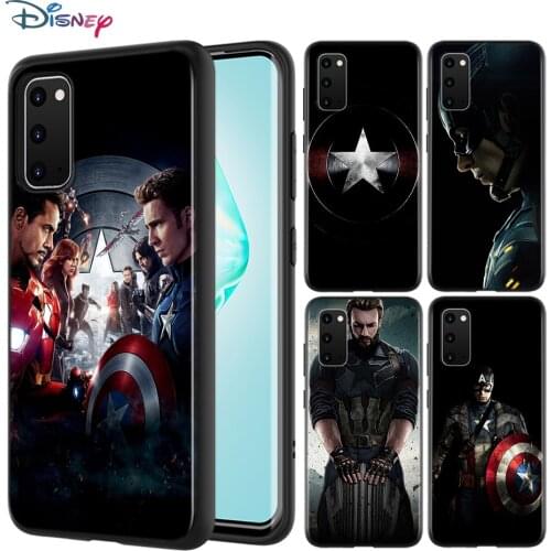 Captain America Marvel For Samsung Galaxy A01 A11 A12 A21 A21S A31 A41 A42 A51 A71 A32 A52 A72 A02S Soft Phone Case