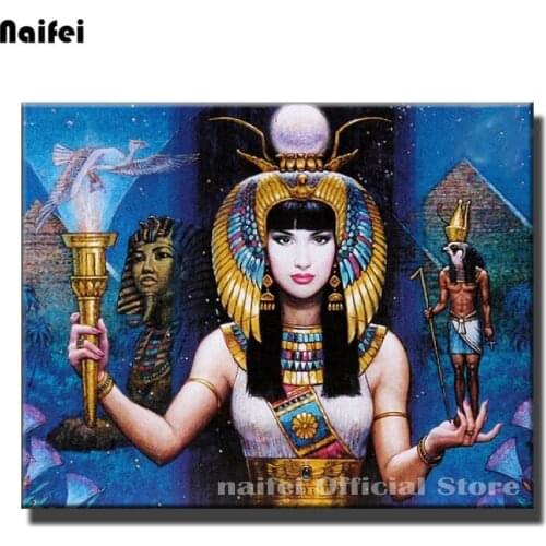 Diy diamond embroidery Queen Of Egypt diamond painting full square round drill mosaic picture of rhinestones cross stitch Decor