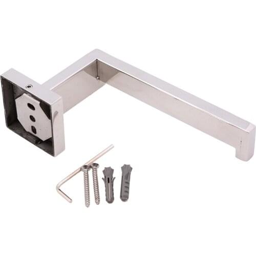 Bathroom Tissue Holder Wall Mount Toilet Roll Paper Holder Stainless Steel Organizer Towel Rack Accessories Rack Holders