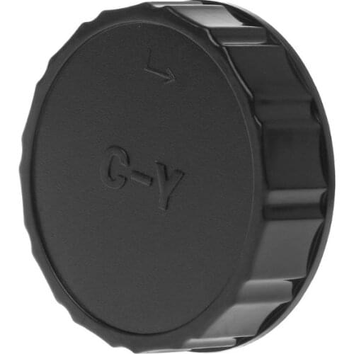 2021 New Rear Lens Body Cap Camera Cover Set Dust Screw Mount Protection Plastic Black Replacement for Contax Yashica CY C/Y