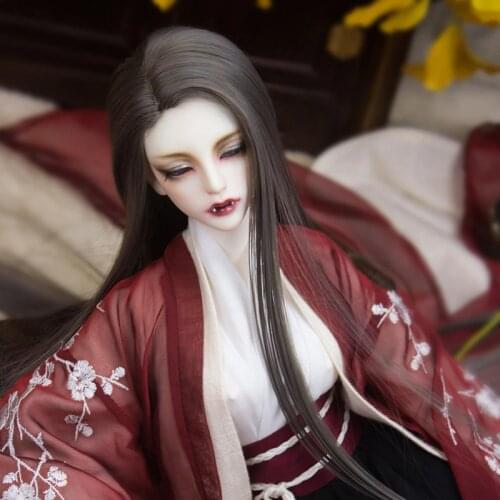 New Arrival 1/3 1/4 1/6 Bjd Wig High Temperature Straight Bjd Hair Wig MSD SD Yosd For BJD Doll Wig