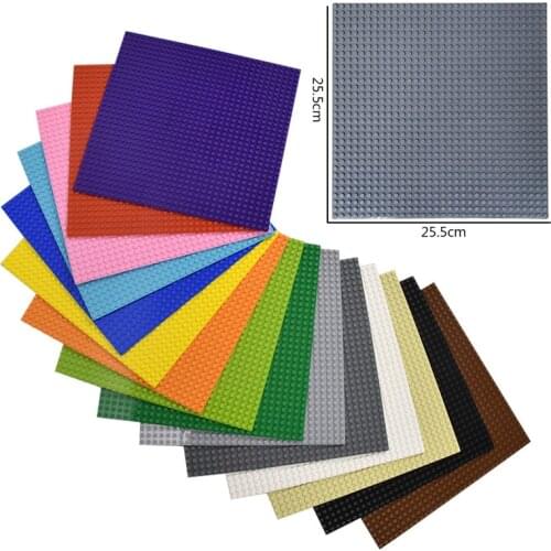 Classic Base Plates Blocks 32*32 32*16 Dots Small Size DIY Bricks Baseplate Construction Building Toys For Children Kids Gifts