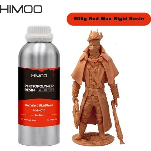 Himoo Red Wax Stand Uv Curing for Resin 3D Printer Skin Wanhao Esun Functional Prototype 3D Printer Dental Resin