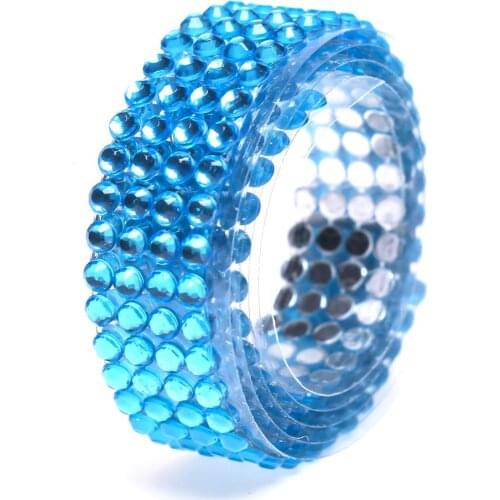 Bling Self-Adhesive Acrylic Rhinestones Stick On Scrapbooking Sticker Tape Cellphone Gift Wrapping Wall Album Decorating DIY