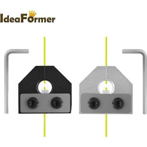 Broken 3D Printer Parts Filament Welder Connector For Ender 3 PRO SKR Aluminum Block 1.75mm PLA ABS Filament Sensor