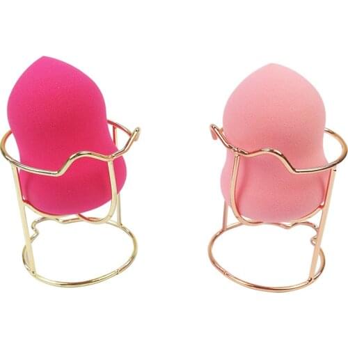 Makeup Puff Rack Sponge Holder Beauty Makeup Powder Puff Blender Storage Rack Sponge Drying Stand Holder Make up Puff Support