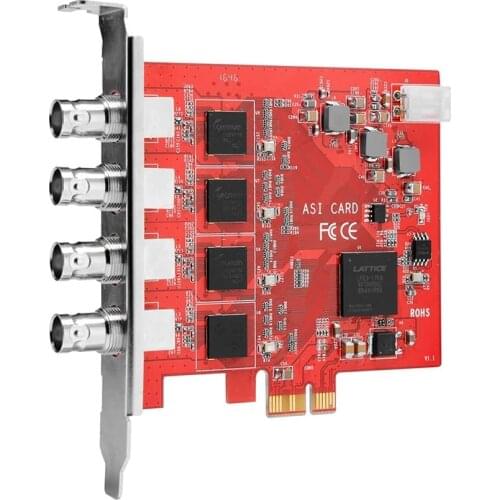 Broadcast TV Hot Deals TBS690A 4 Input DVB-ASI Capture Card for ASI to IP Conversion
