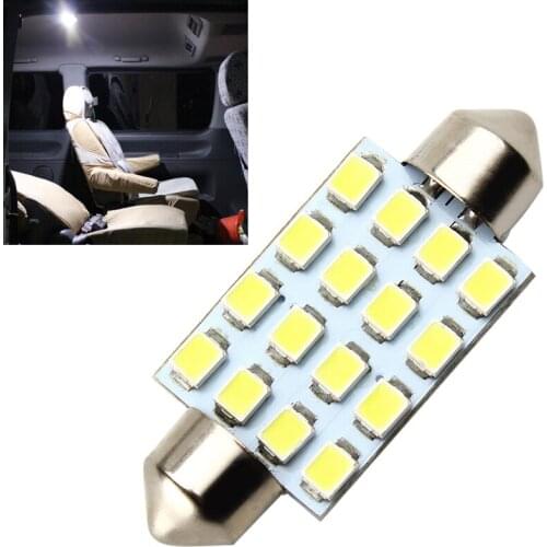 High Quality Car Reading Light 16SMD Dome 3528 41mm Light Source