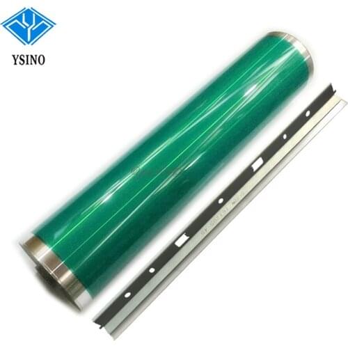 Japan Long Life Drum Kit 250000 Pages Excellent Quality OPC Drum+Cleaning Blade For Konica Minolta Di450 Di470 Di550