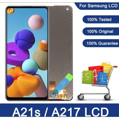 6.5" Original For Samsung Galaxy A21S Display A217F A217 LCD Touch Screen Digitizer Display For Galaxy A21S A217F/DS A217H LCD