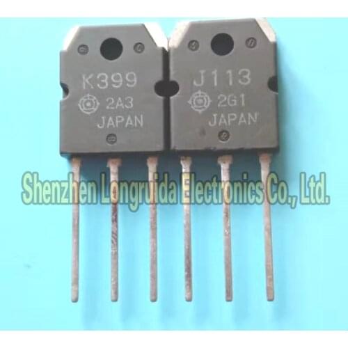1PAIR/2PCS 2SK399 2SJ113 K399 J113 TO-3P