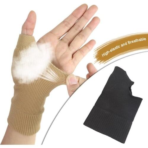 1Pair Wrist Thumb Hand Support Brace Protector Therapy Gloves Sport Arthritis Tenosynovitis Braces Pain Relief Thumbs Hands Care