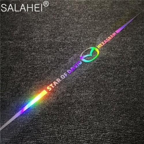 1PC Car Emblem Laser Reflective Sticker For Car Full Body For Mazdas 2 3 6 CX5 Atenza CX-7 CX-9 CX-3 CX-4 CX-8 MX5 Accessories