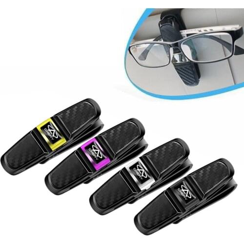 1Pcs Car Sun Visor Sunglasses Ticket Card Clamp Auto Interior Accessories For Chery Fulwin QQ Tiggo 3 5 T11 A1 A3 A5 Amulet